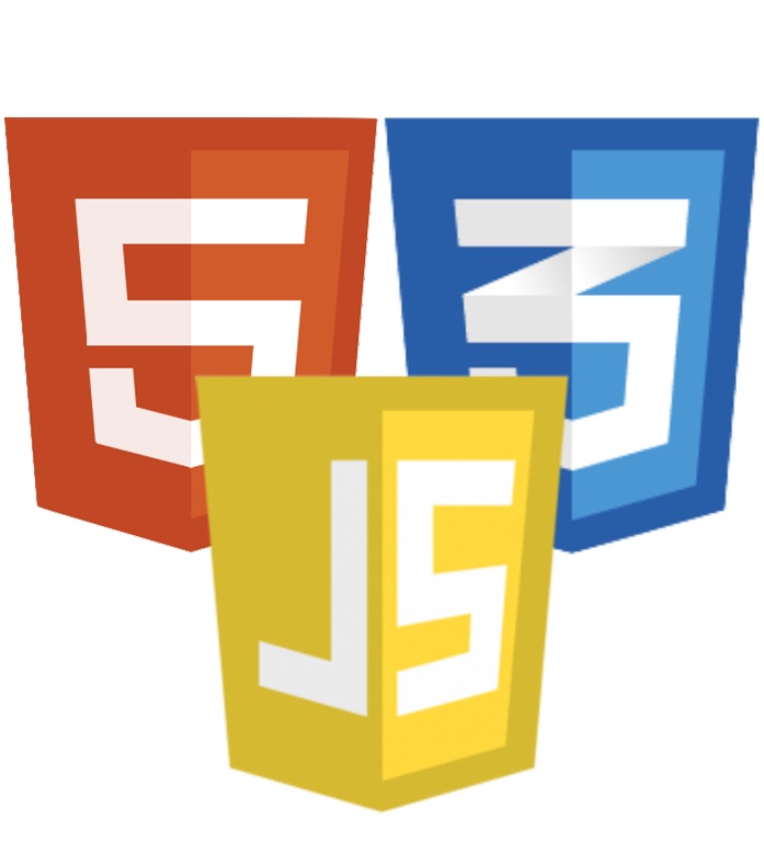 HTML5, CSS3 and Javascript logos